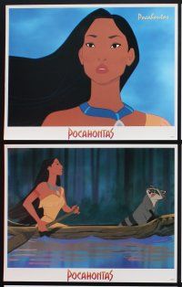4m004 POCAHONTAS 16 LCs '95 Walt Disney, Native American Indians, great cartoon image in canoe!
