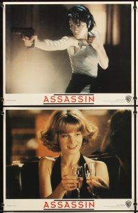 4m536 POINT OF NO RETURN 8 LCs '93 super sexy Bridget Fonda as Assassin, Gabriel Byrne!