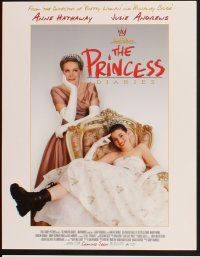 4m041 PRINCESS DIARIES 9 advance LCs '01 Julie Andrews, Anne Hathaway, Walt Disney!
