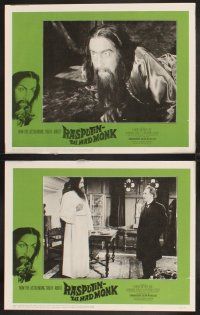 4m558 RASPUTIN THE MAD MONK 8 LCs '66 crazed Christopher Lee, Barbara Shelley, Hammer!