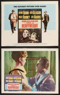 4m566 REQUIEM FOR A HEAVYWEIGHT 8 LCs '62 Anthony Quinn, Jackie Gleason, Julie Harris, boxing!