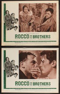 4m583 ROCCO & HIS BROTHERS 8 LCs '61 Luchino Visconti's Rocco e I Suoi Fratelli, Annie Girardot!