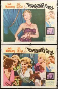 4m589 RUNAWAY GIRL 8 LCs '65 men could tell by her kisses what kind of woman Lili St. Cyr was!