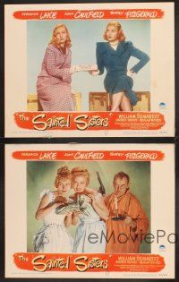 4m592 SAINTED SISTERS 8 LCs '48 sexy Veronica Lake & Joan Caulfield, Barry Fitzgerald!
