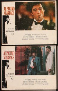 4m853 SCARFACE 6 LCs '83 Al Pacino as Tony Montana, Steven Bauer, sexy Michelle Pfeiffer!