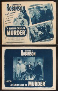 4m617 SLIGHT CASE OF MURDER 8 LCs R48 cool images of Edward G. Robinson, Jane Bryan!