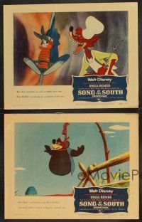 4m929 SONG OF THE SOUTH 4 LCs R56 Walt Disney, Br'er Fox, Br'er Rabbit & Br'er Bear!