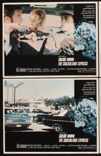 4m641 SUGARLAND EXPRESS 8 LCs '74 Steven Spielberg, every cop in the state is after Goldie Hawn!
