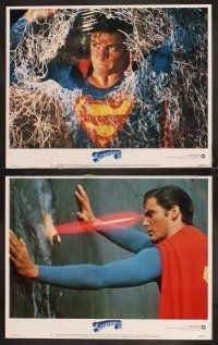 4m642 SUPERMAN III 8 LCs '83 Christopher Reeve, Richard Pryor, Annette O'Toole, special fx images!