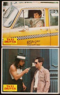 4m648 TAXI DRIVER 8 LCs '76 Robert De Niro & Harvey Keitel, directed by Martin Scorsese!