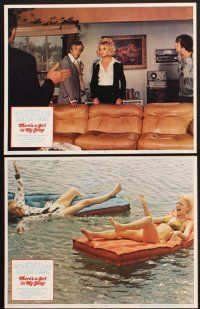 4m861 THERE'S A GIRL IN MY SOUP 6 LCs '71 great images of Peter Sellers, young Goldie Hawn!