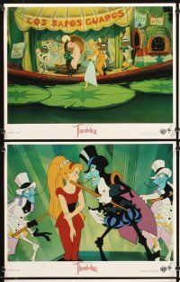 4m658 THUMBELINA 8 LCs '94 Don Bluth animation, musical, magical, fantasy adventure!