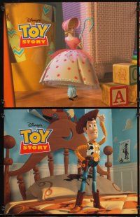 4m663 TOY STORY 8 LCs '95 Disney & Pixar cartoon, great images of Buzz, Woody & cast!