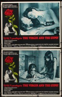 4m687 VIRGIN & THE GYPSY 8 LCs '70 from the novel by D.H. Lawrence, Joanna Shimkus & Franco Nero!