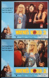 4m871 WAYNE'S WORLD 2 6 LCs '93 Mike Myers, Dana Carvey, Carrere, from Saturday Night Live sketch!