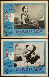 4m703 WILD AFFAIR 8 LCs '65 can secretary Nancy Kwan say no when her boss Terry-Thomas says yes!