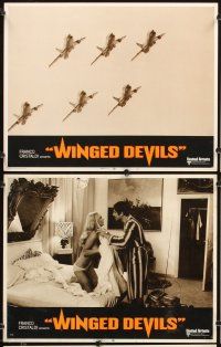 4m706 WINGED DEVILS 8 LCs '72 great images of daring Italian airplane aerial acrobatics!