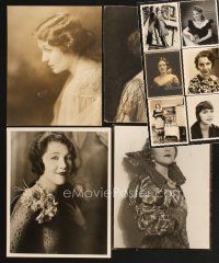 4p012 LOT OF 20 FORGOTTEN AND UNKNOWN FEMALE ACTRESS 8x10 STILLS '20s-50s great portraits!