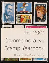 4p147 2001 COMMEMORATIVE STAMP YEARBOOK hardcover book '01 from the United States Postal Service!