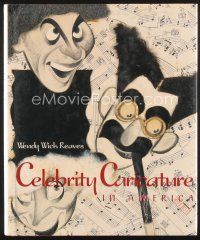 4p152 CELEBRITY CARICATURE IN AMERICA first edition hardcover book '98 including Al Hirschfeld!