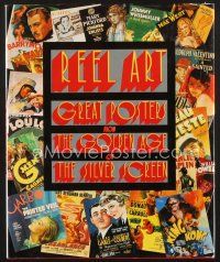 4p173 REEL ART: GREAT POSTERS FROM THE GOLDEN AGE OF THE SILVER SCREEN 2nd ed. hardcover book '88