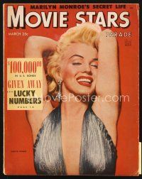 4p134 MOVIE STARS PARADE magazine March 1954 Marilyn Monroe, star of River of No Return, by Powolny!