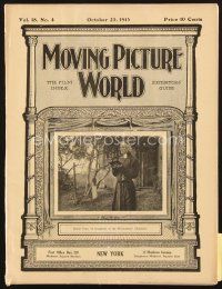 4p044 MOVING PICTURE WORLD exhibitor magazine October 25, 1913 early Carl Laemmle, 1sheet shown!