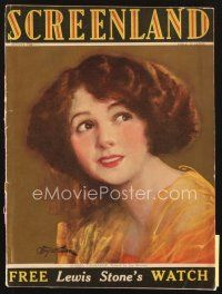 4p066 SCREENLAND magazine August 1926 artwork portrait of pretty Norma Talmadge by Jay Weaver!