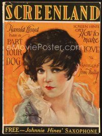 4p075 SCREENLAND magazine June 1927 wonderful art of sexy Marie Prevost by Jay Weaver!