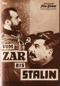 4p252 FROM CZAR TO STALIN German program '62 Vom Zaren bis zu Stalin, many different images!