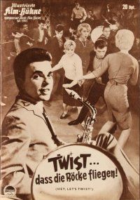 4p254 HEY LET'S TWIST German program '62 different images at New York's Peppermint Lounge!