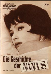 4p267 MY LIFE TO LIVE German program '62 Jean-Luc Godard's Vivre sa Vie, Anna Karina, different!