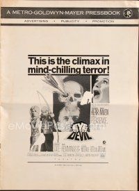 4p318 EYE OF THE DEVIL pressbook '66 Deborah Kerr, David Niven, Sharon Tate, mind-chilling terror!