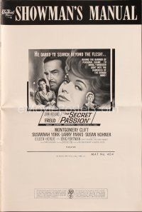 4p326 FREUD pressbook '63 John Huston, Montgomery Clift, Susannah York, The Secret Passion!