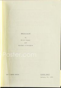 4p182 ARRIVE ALIVE fourth draft script January 22, 1990, screenplay by Mitch Glazer & O'Donoghue!