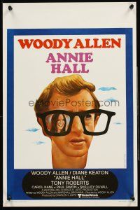 4r504 ANNIE HALL Belgian/English '77 totally different art of Woody Allen & Diane Keaton!