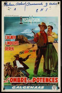 4r604 RUN FOR COVER Belgian R60s art of James Cagney & Viveca Lindfors, Nicholas Ray!