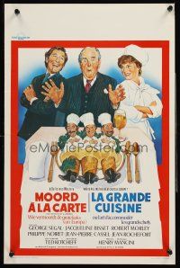 4r647 WHO IS KILLING THE GREAT CHEFS OF EUROPE Belgian '78 George Segal, Jacqueline Bisset