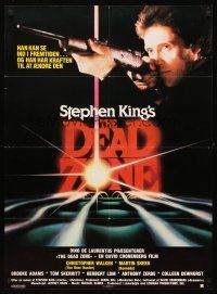 4r407 DEAD ZONE Danish '84 David Cronenberg, Stephen King, Christopher Walken sees the future!