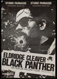 4r672 ELDRIGE CLEAVER BLACK PANTHER French 23x32 '70 revolutionary documentary!