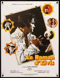 4r673 ELVIS French 23x32 '79 Kurt Russell as Presley, directed by John Carpenter, rock & roll!