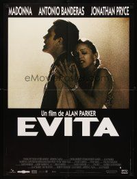 4r677 EVITA French 23x32 '96 Madonna as Eva Peron, Antonio Banderas, Alan Parker, Oliver Stone