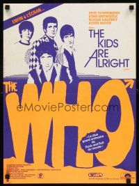 4r769 KIDS ARE ALRIGHT French 15x21 '79 Roger Daltrey, Peter Townshend, The Who, rock & roll!