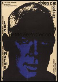 4r070 POINT BLANK Polish 23x33 '70 cool Zelek art of Lee Marvin, John Boorman film noir!