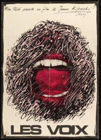 4r102 GLOSY Polish/French 27x38 '82 wild Pagowski art of hairy mouth!