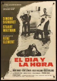 4r240 DAY & THE HOUR Spanish '63 Rene Clement directed, Simone Signoret & Stuart Whitman!