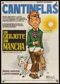 4r289 UN QUIJOTE SIN MANCHA Spanish '70 Miguel M. Delgado, Jano art of Cantinflas!