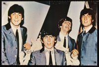 4s163 BEATLES commercial poster '60s great image of John, Paul, George & Ringo!