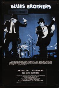 4s643 BLUES BROTHERS commercial poster '80s John Belushi & Dan Aykroyd are on a mission from God!