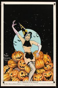 4s625 SEDUCTION OF THE INNOCENT commercial poster '86 Dave Stevens art of sexy witch!